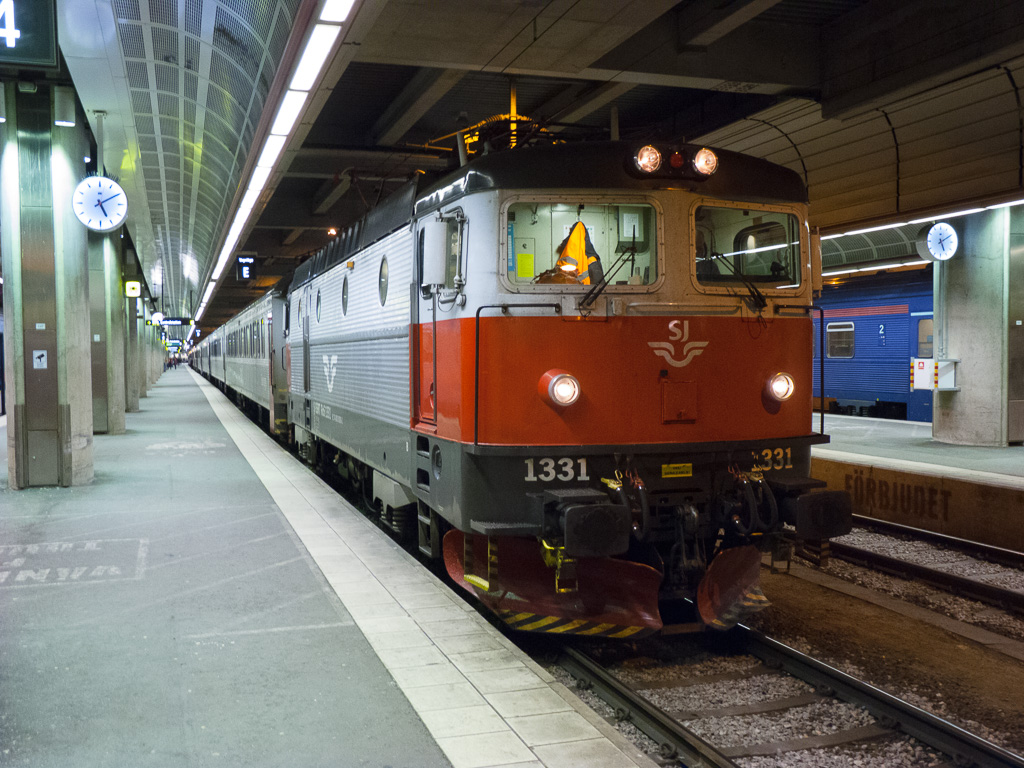 Tag 16: Abfahrt mit dem Nachtzug in Stockholm