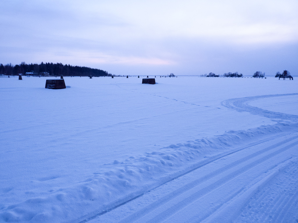Tag 34: Abend auf dem Pyhäselkä-See
